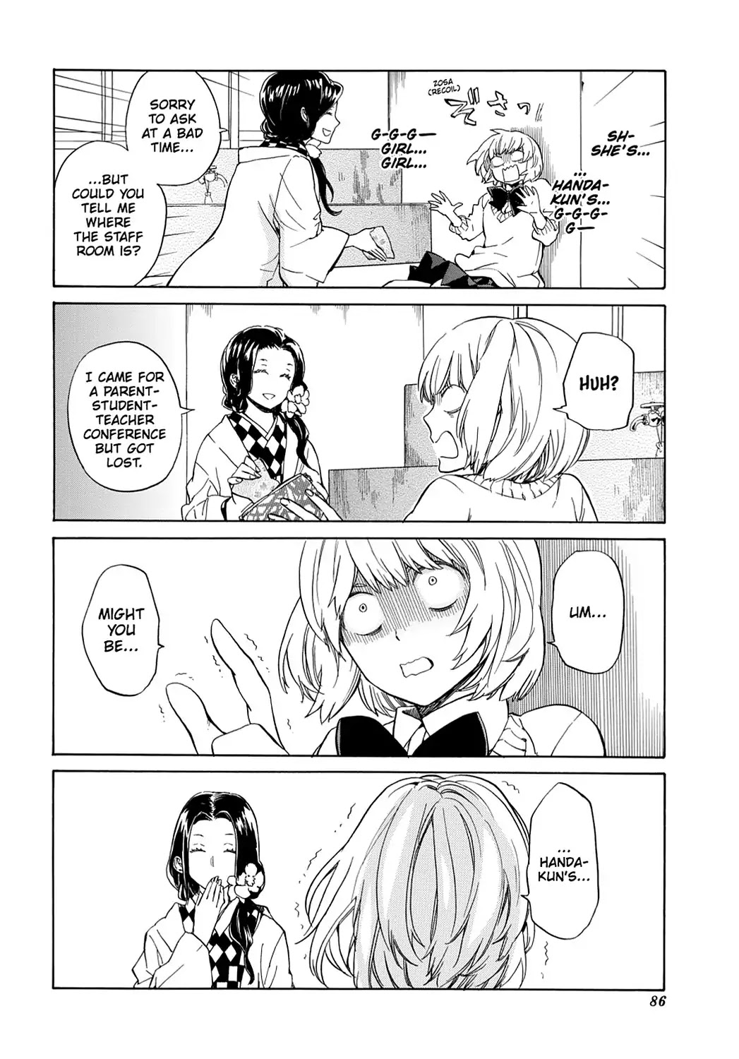 Handa-kun Chapter 8 page 28 - Chapter 8: Handa-kun & Girls' Jealousy
