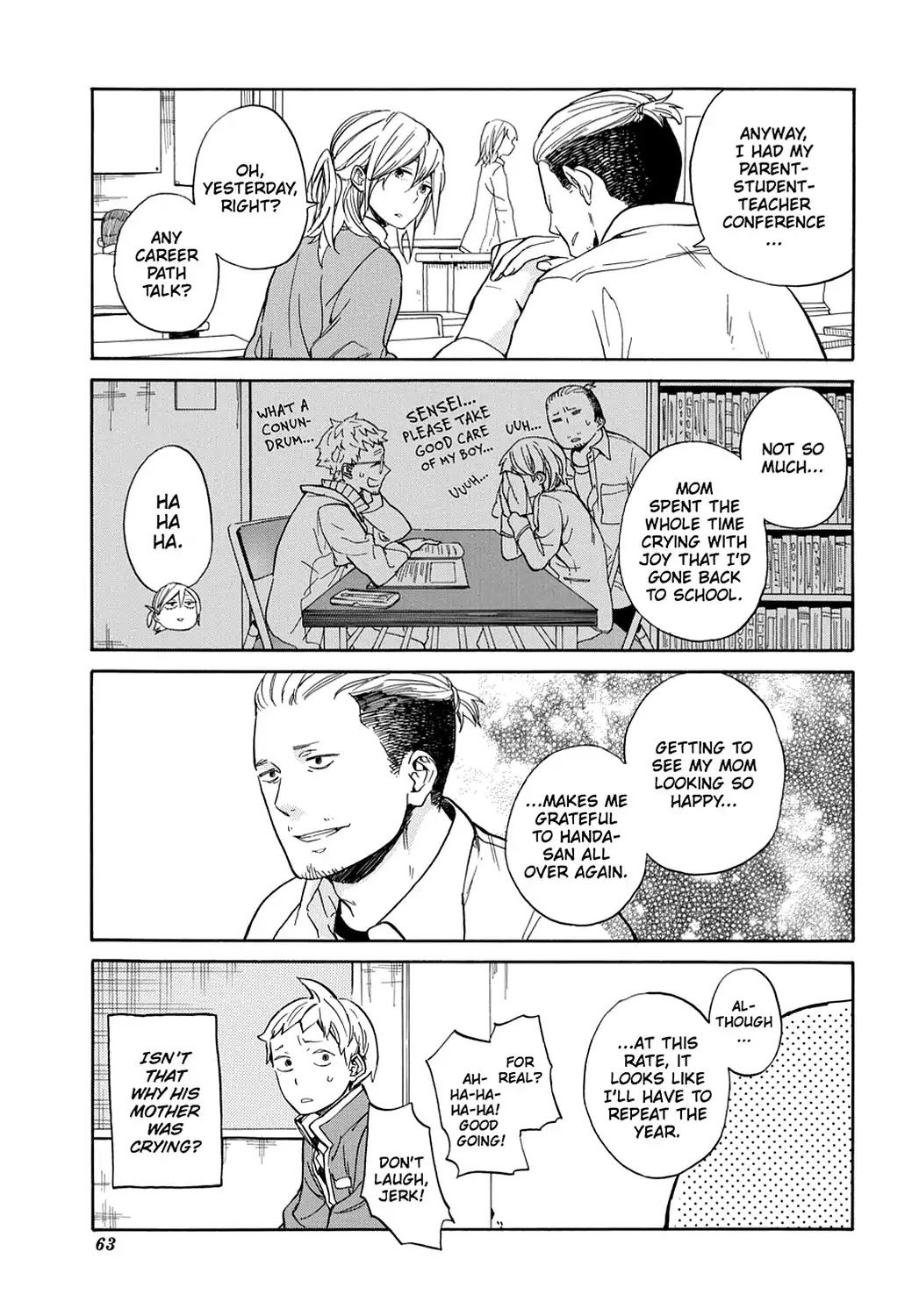 Handa-kun Chapter 8 page 5 - Chapter 8: Handa-kun & Girls' Jealousy