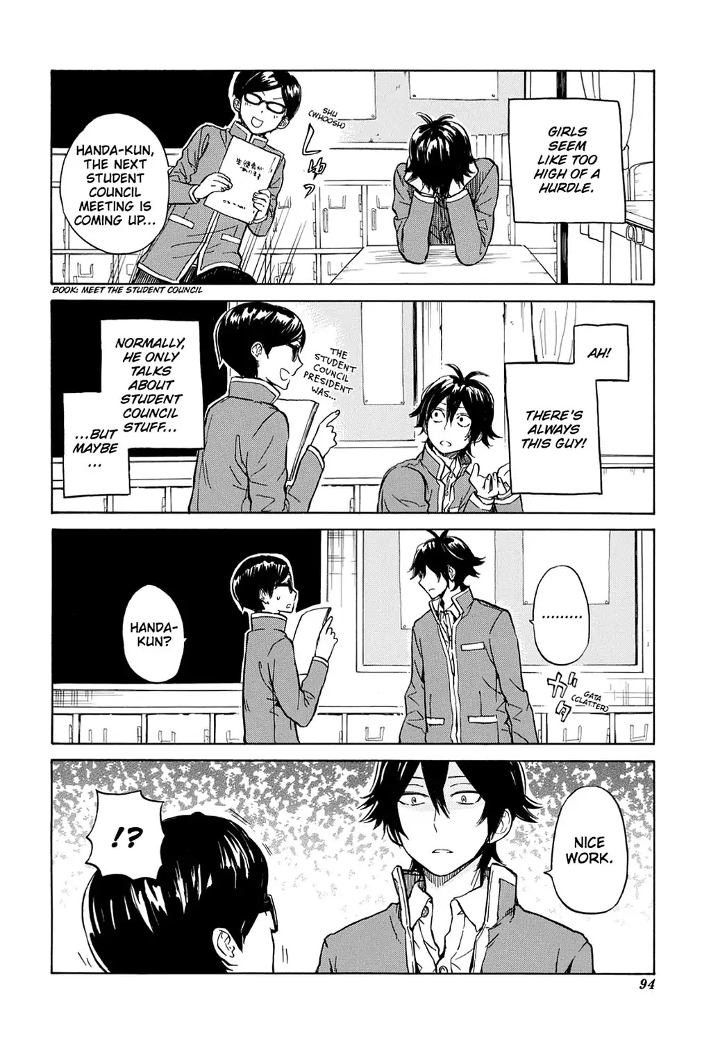 Handa-kun Chapter 9 page 4 - Chapter 9: Handa-kun & Sociability