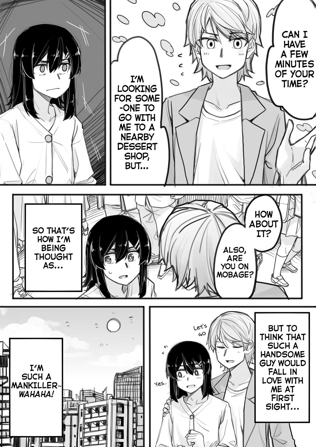 Handsome Girl and Crossdressing Boy Chapter 1 page 2 - Chapter 1