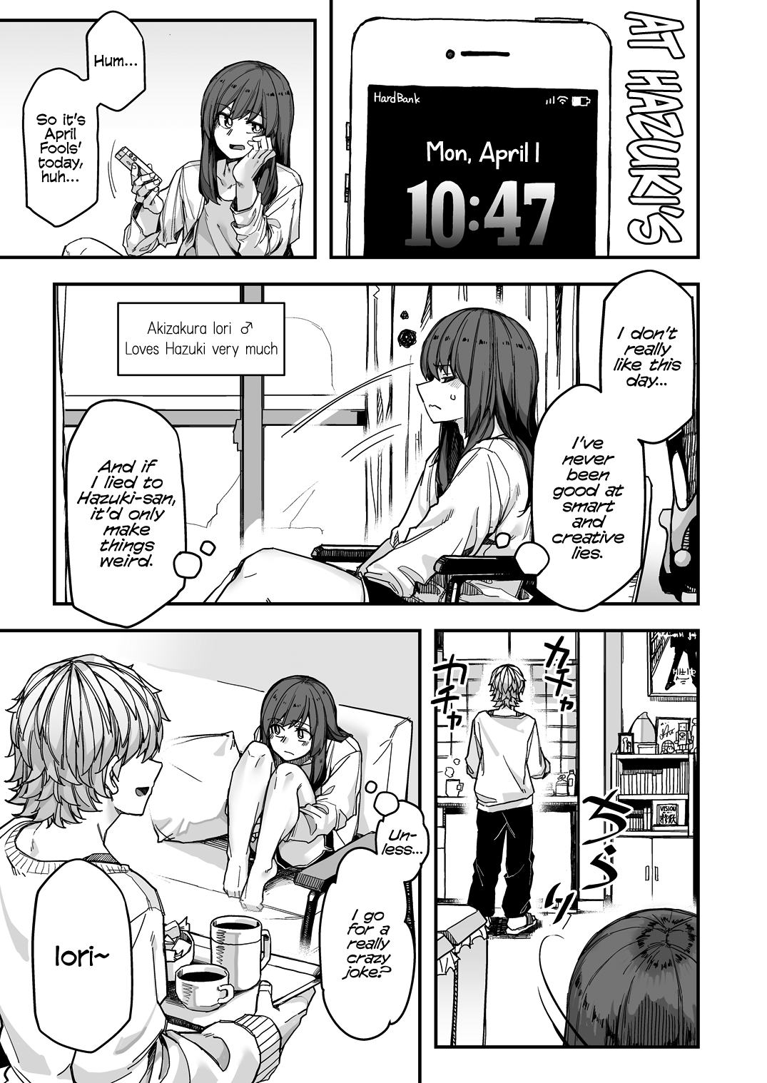 Handsome Girl and Crossdressing Boy Chapter 107 page 1 - Chapter 107: April Fools' Part 1