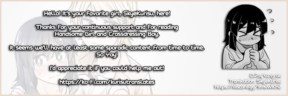 Handsome Girl and Crossdressing Boy Chapter 109 page 8 - Chapter 109: A manga that was supposed to be posted on New Year's Day