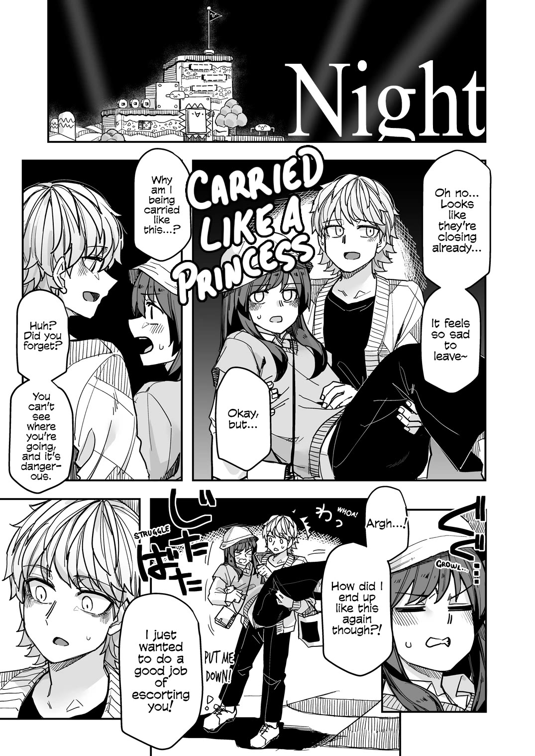 Handsome Girl and Crossdressing Boy Chapter 112 page 1 - Chapter 112: Let's go to a movie theme park - Part 3