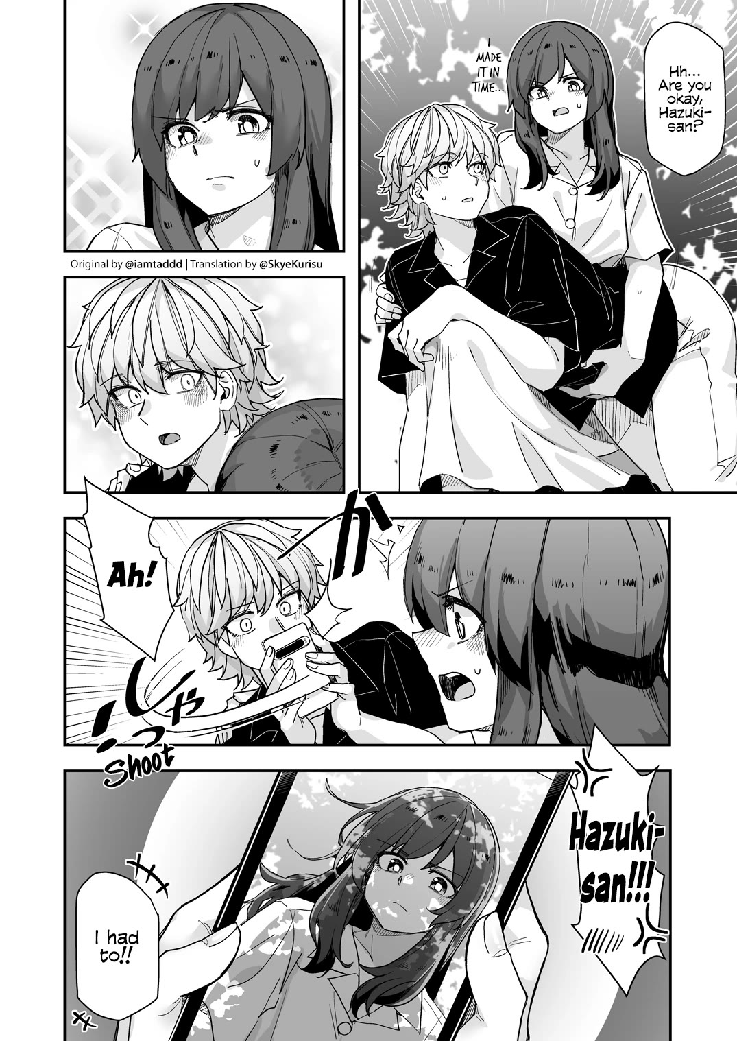 Handsome Girl and Crossdressing Boy Chapter 116 page 4 - Chapter 116: "I want to preserve all of his faces so I can go back and look at them!" volume - Part ①