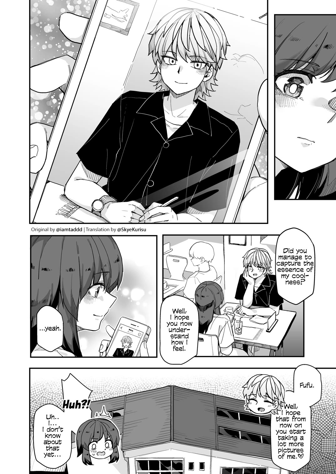 Handsome Girl and Crossdressing Boy Chapter 117 page 4 - Chapter 117: "I want to preserve all of his faces so I can go back and look at them!" volume - Part ②