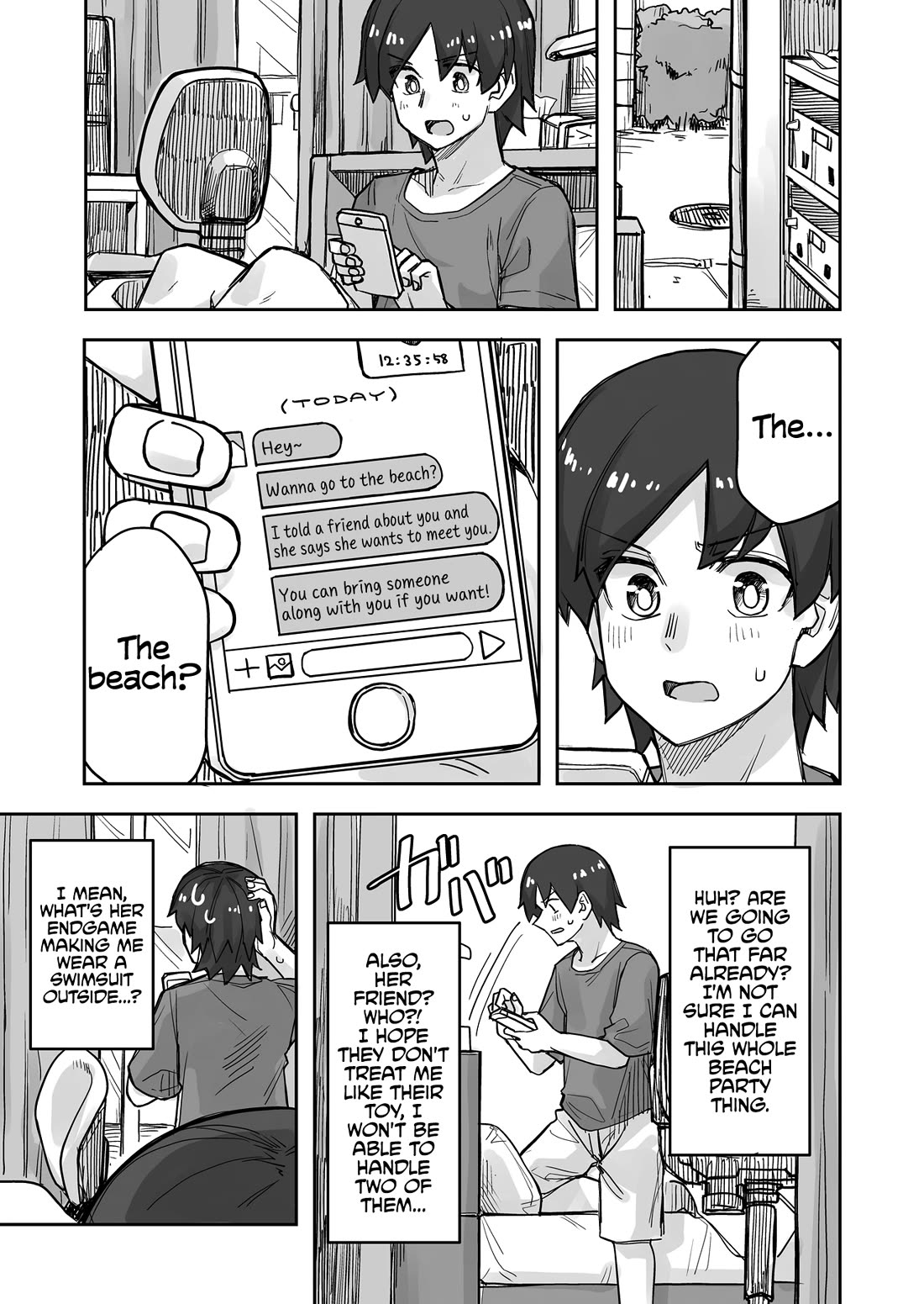 Handsome Girl and Crossdressing Boy Chapter 58 page 1 - Chapter 58