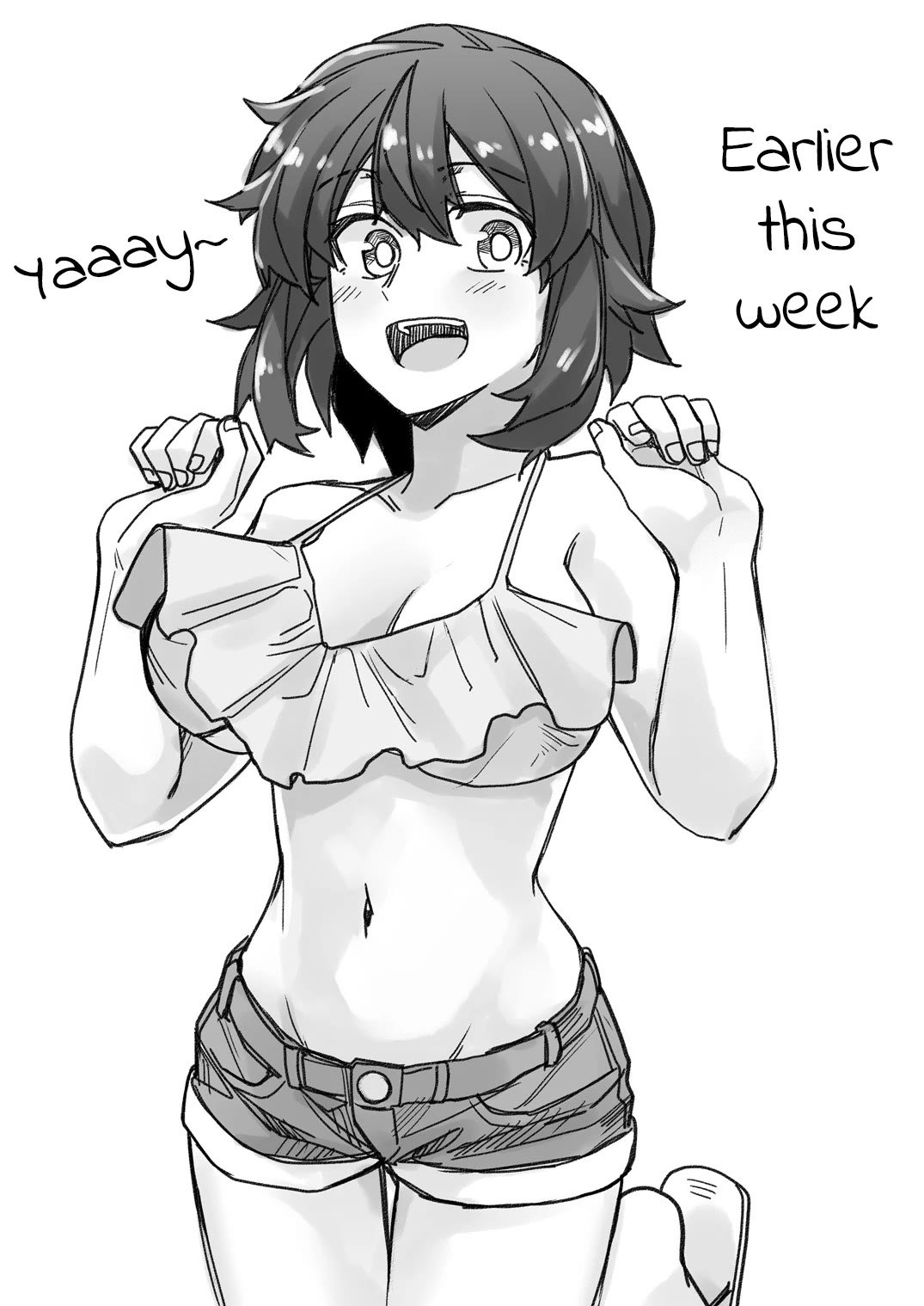 Handsome Girl and Crossdressing Boy Chapter 60.5 page 1 - Chapter 60.5: Status Report