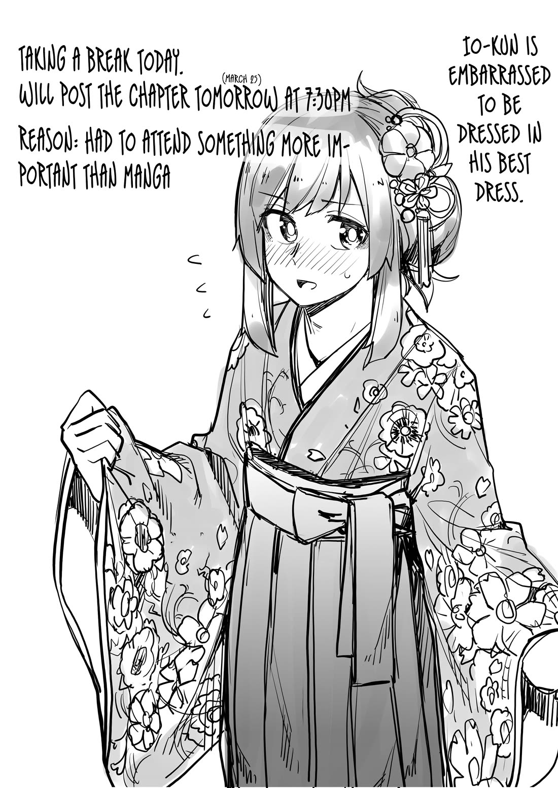 Handsome Girl and Crossdressing Boy Chapter 83.5 page 1 - Chapter 83.5