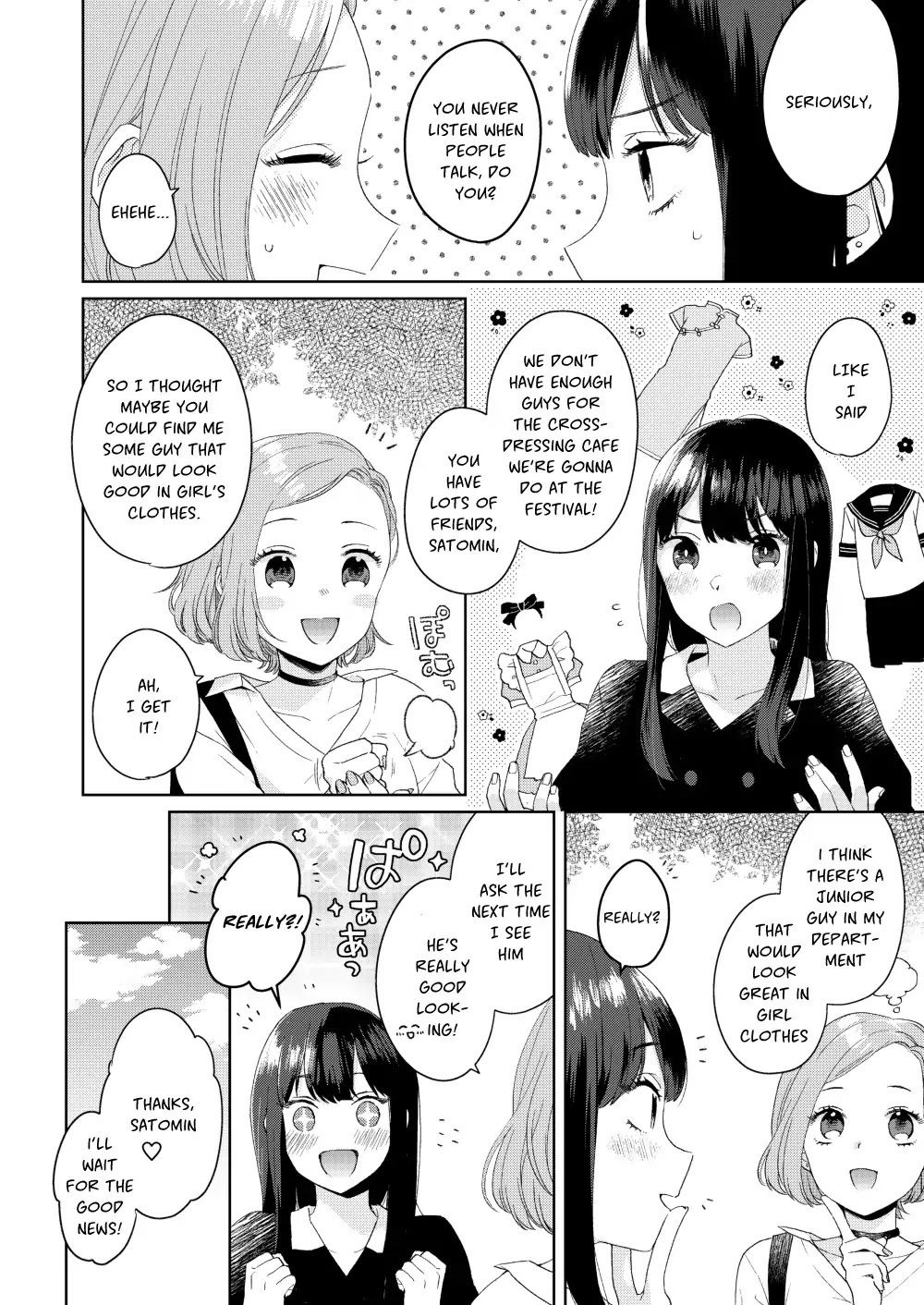 Handsome Girl and Sheltered Girl Chapter 1 page 5 - Chapter 1: I Am A Girl