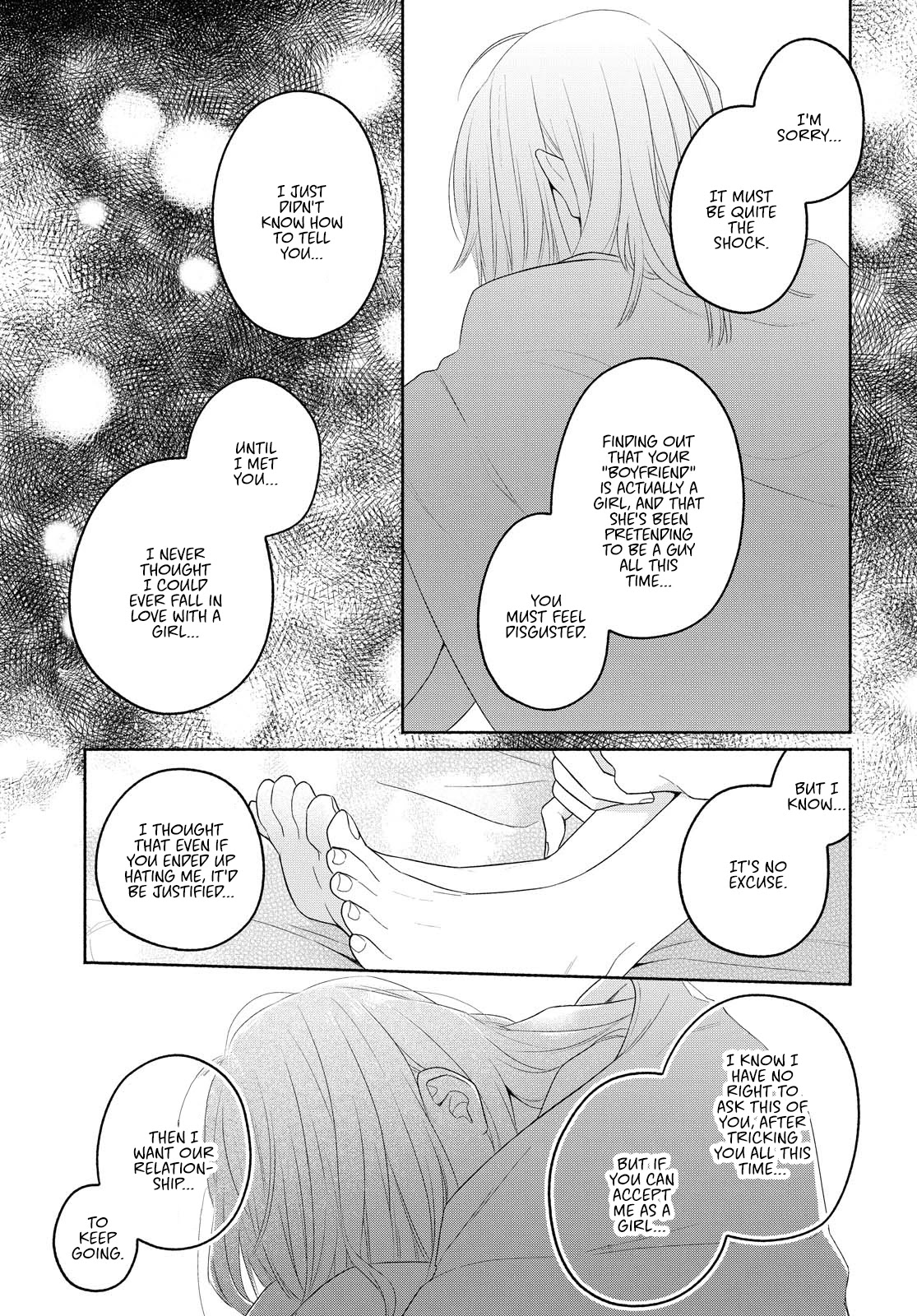 Handsome Girl and Sheltered Girl Chapter 10 page 17 - Chapter 10: Confession