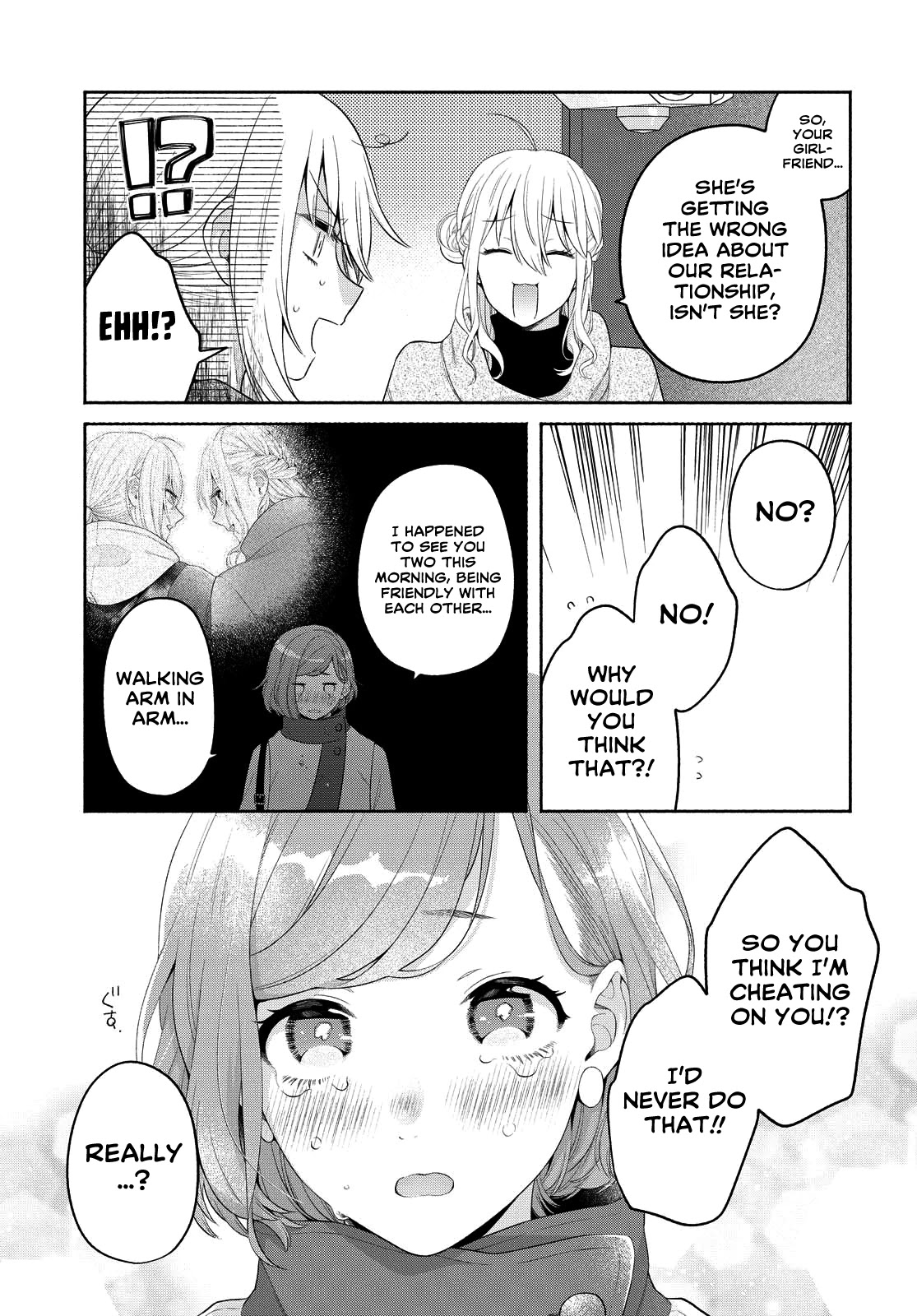 Handsome Girl and Sheltered Girl Chapter 13 page 15 - Chapter 13: Cheating!?