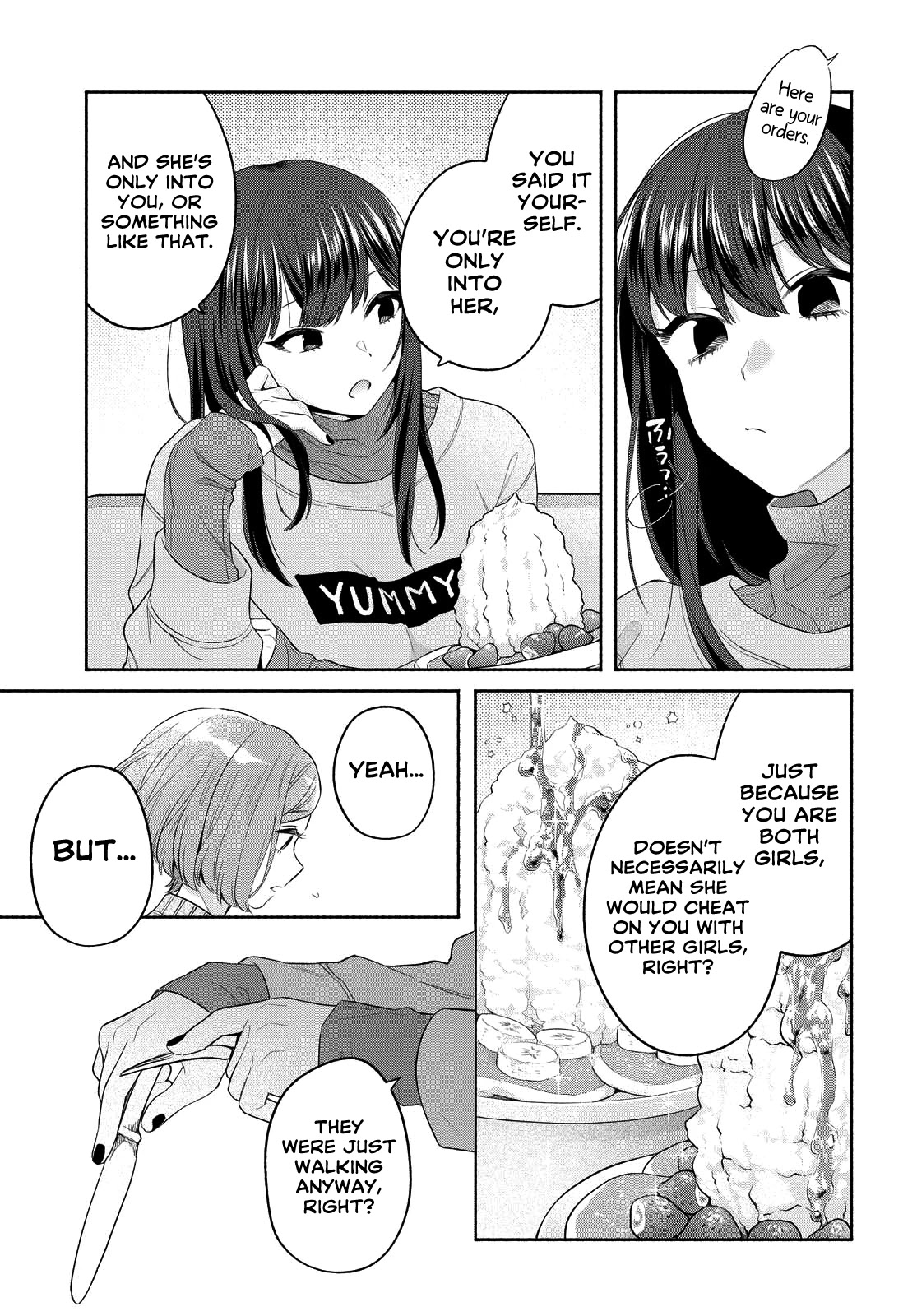 Handsome Girl and Sheltered Girl Chapter 13 page 7 - Chapter 13: Cheating!?