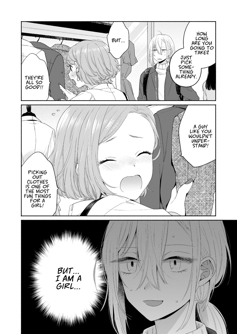 Handsome Girl and Sheltered Girl Chapter 4 page 2 - Chapter 4