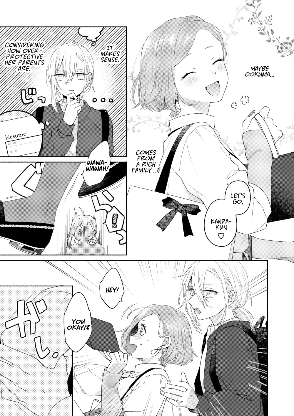 Handsome Girl and Sheltered Girl Chapter 4 page 5 - Chapter 4