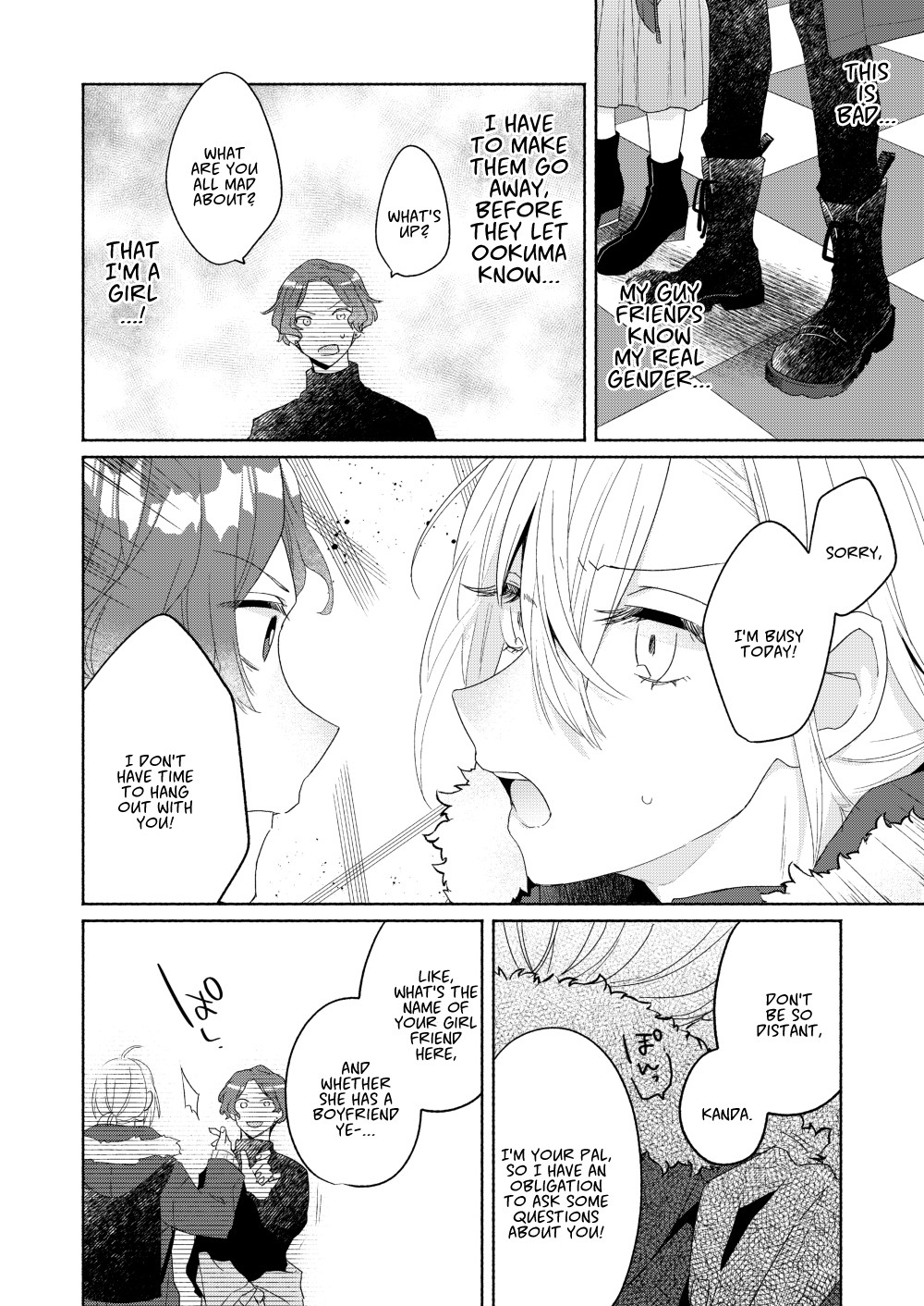 Handsome Girl and Sheltered Girl Chapter 6 page 22 - Chapter 6