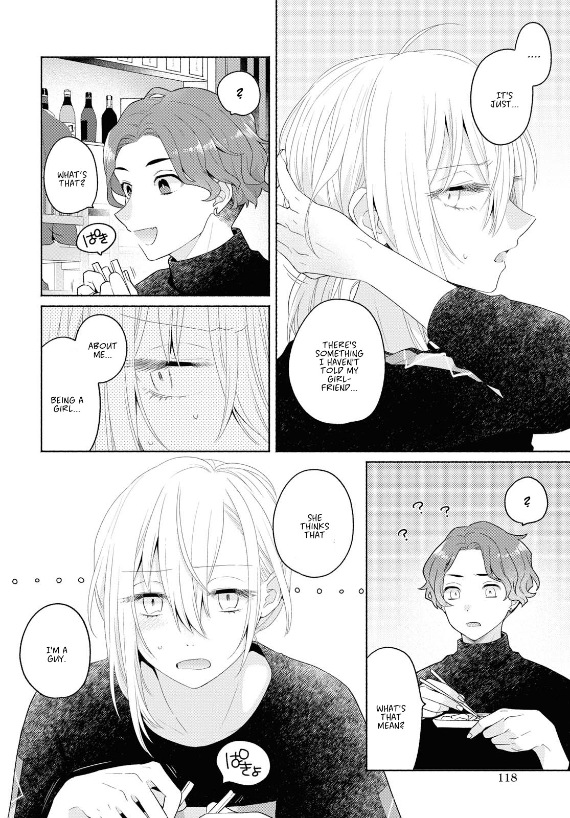 Handsome Girl and Sheltered Girl Chapter 7 page 12 - Chapter 7