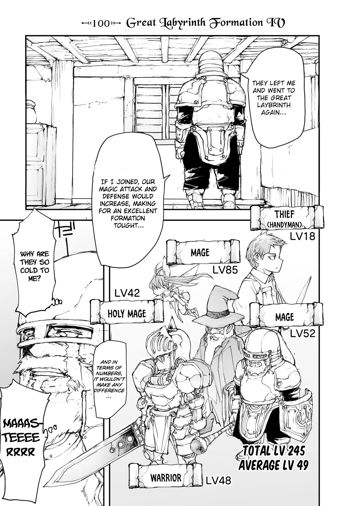 Handyman Saitou In Another World Chapter 100 page 1 - Chapter 100: Great Labyrinth Party Formation IV