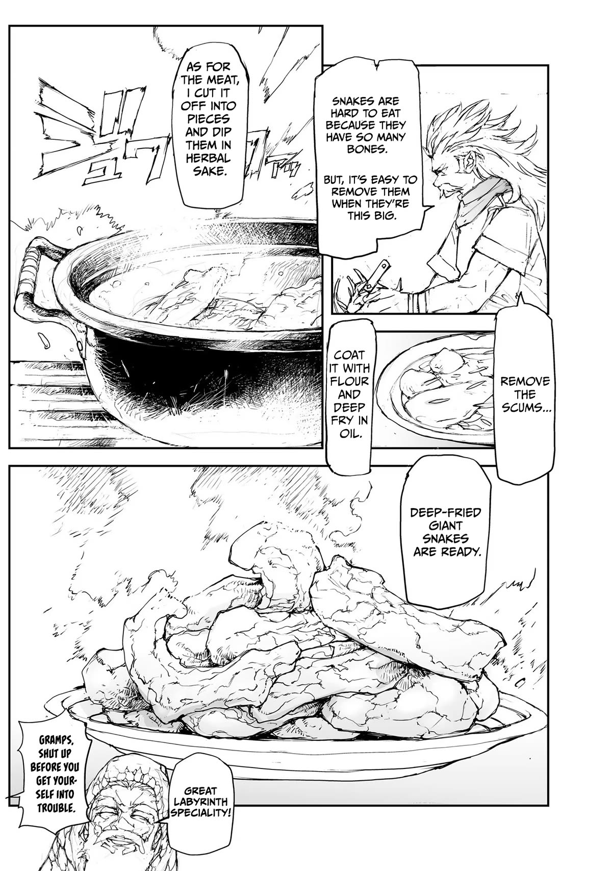 Handyman Saitou In Another World Chapter 117 page 3 - Chapter 117: Deep-fried Giant Serpent and Tanmaki Fruit
