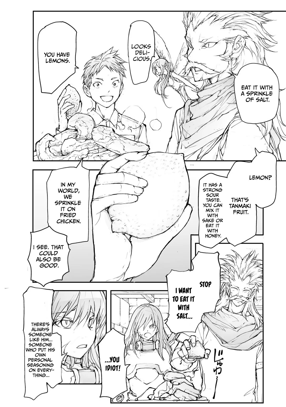 Handyman Saitou In Another World Chapter 117 page 4 - Chapter 117: Deep-fried Giant Serpent and Tanmaki Fruit