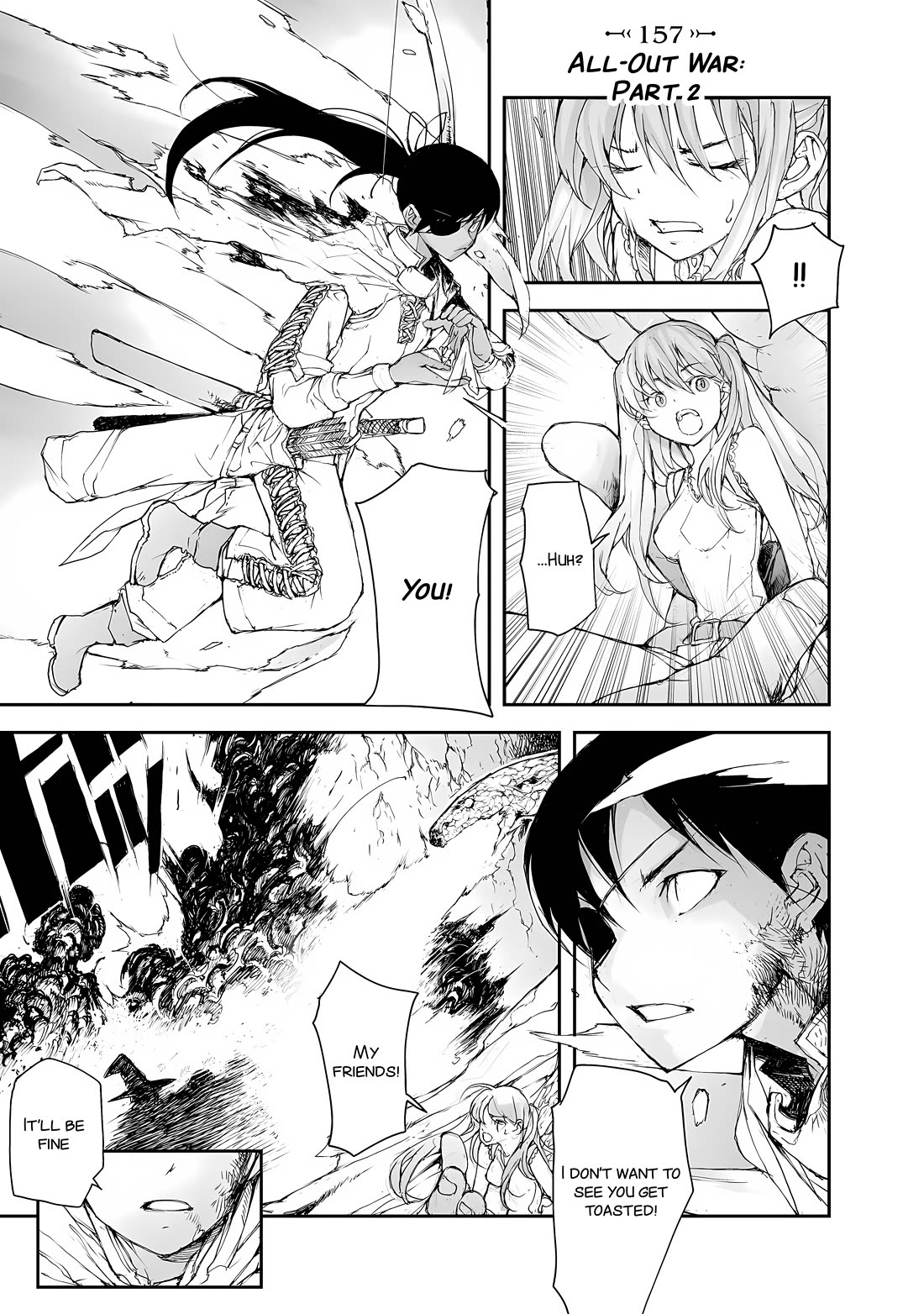 Handyman Saitou In Another World Chapter 157 page 1 - Chapter 157: All-Out War: Part 2