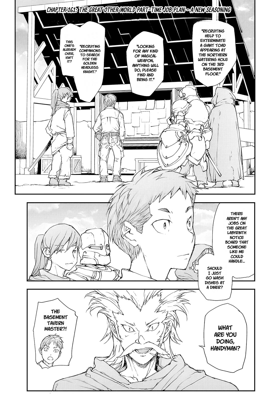 Handyman Saitou In Another World Chapter 161 page 1 - Chapter 161: The Great Otherworld Part-Time Job Plan - A New Seasoning