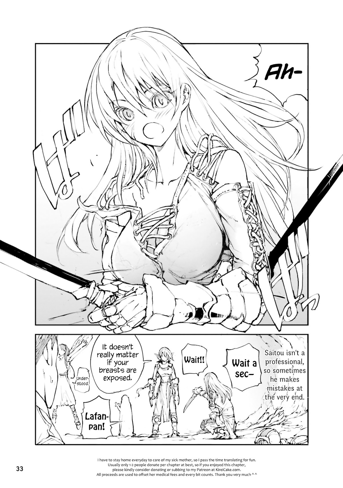 Handyman Saitou In Another World Chapter 30 page 5 - Chapter 30: Duel! Elf vs Thick Dame