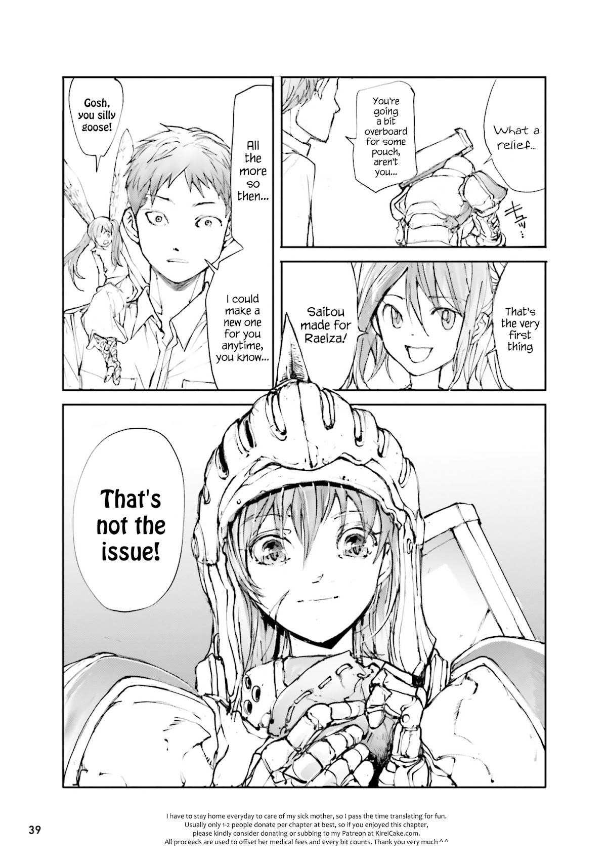 Handyman Saitou In Another World Chapter 31.5 page 4 - Chapter 31.5: Raelza's Most Treasured Item