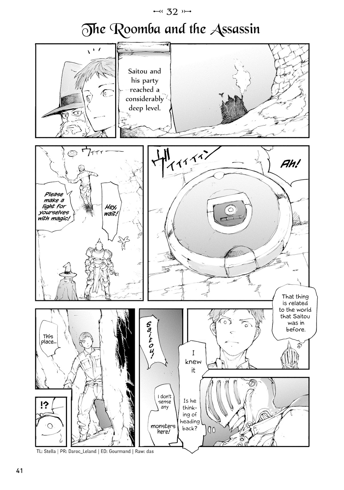 Handyman Saitou In Another World Chapter 32 page 1 - Chapter 32: The Roomba and the Assassin