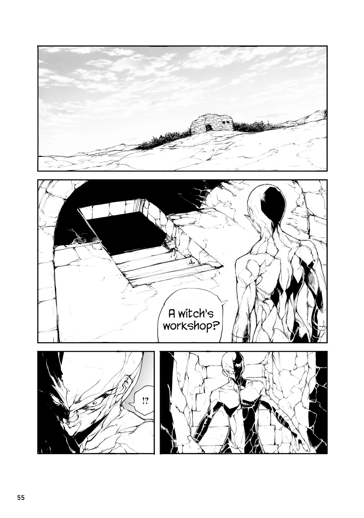 Handyman Saitou In Another World Chapter 33.5 page 2 - Chapter 33.5: The Ninja With the Legendary Skill & The Witch Who Lived for 400 Years Travel Edition