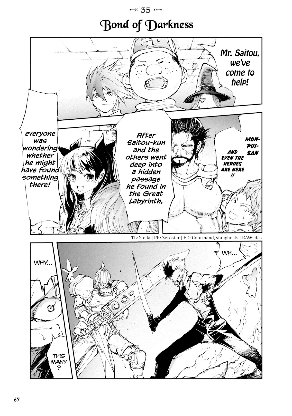 Handyman Saitou In Another World Chapter 35 page 1 - Chapter 35: Bond of Darkness