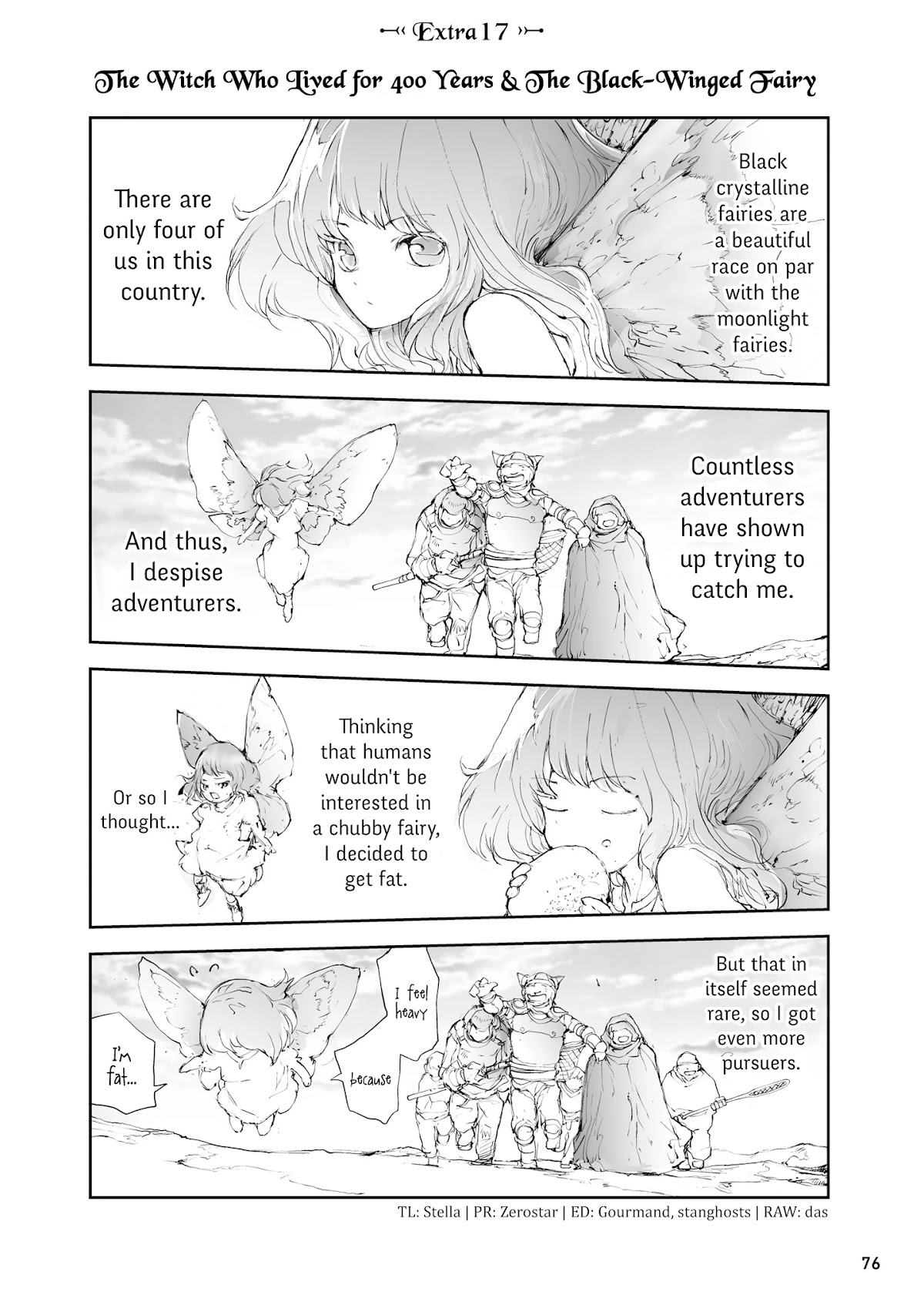 Handyman Saitou In Another World Chapter 36.5 page 1 - Chapter 36.5: The Witch Who Lived for 400 Years & The Black-Winged Fairy