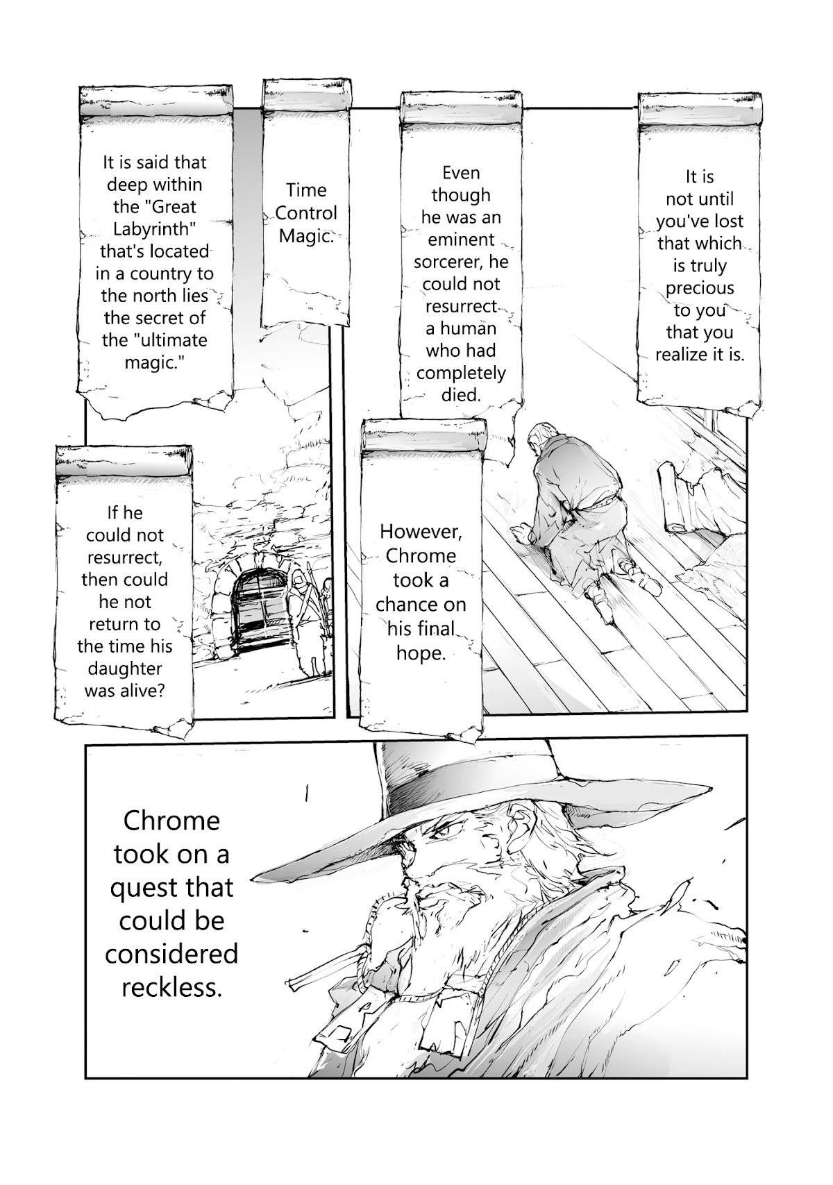 Handyman Saitou In Another World Chapter 38.5 page 4 - Chapter 38.5: The Foolish Sorcerer Who Desired to Rewind Time