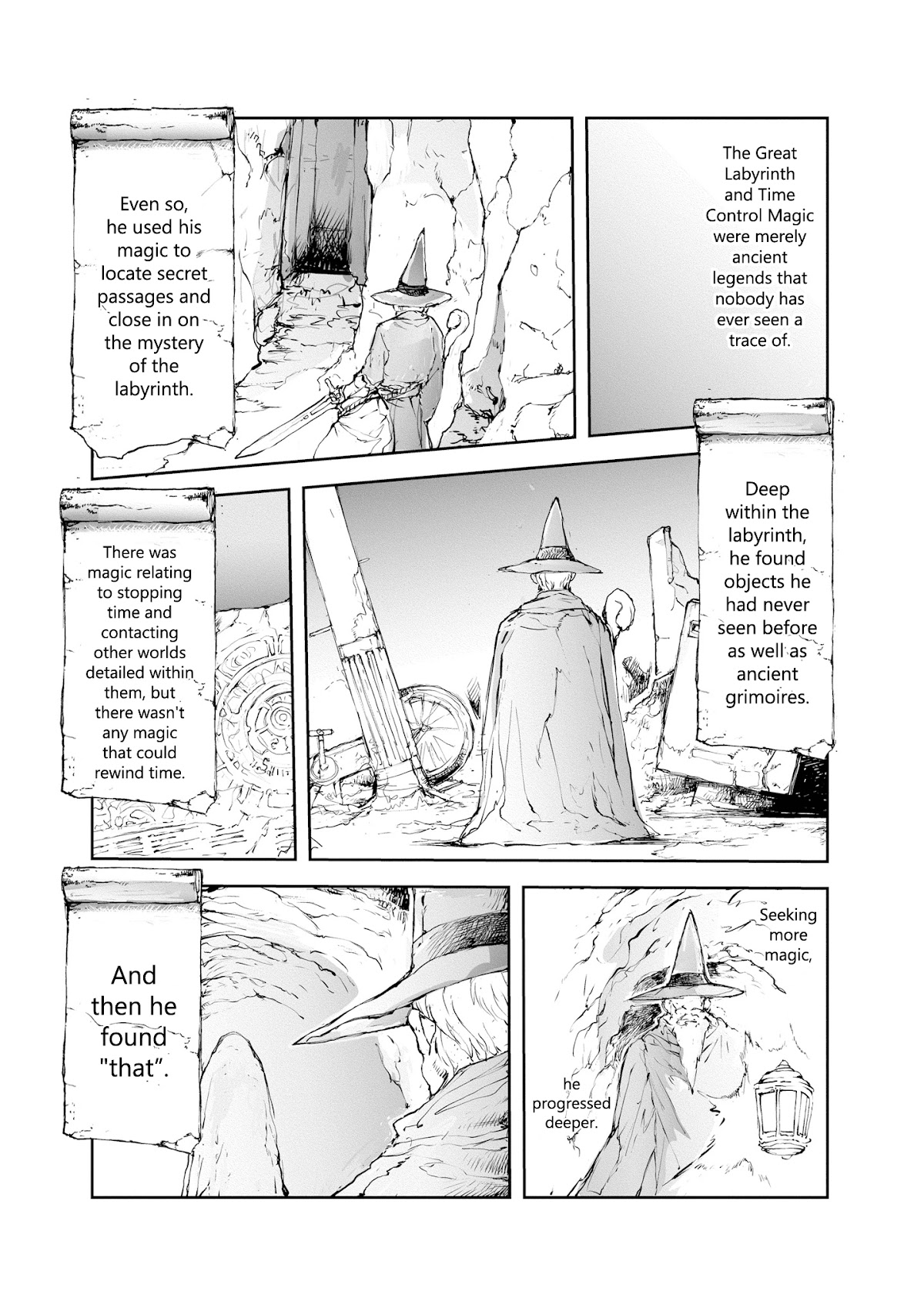 Handyman Saitou In Another World Chapter 38.5 page 5 - Chapter 38.5: The Foolish Sorcerer Who Desired to Rewind Time