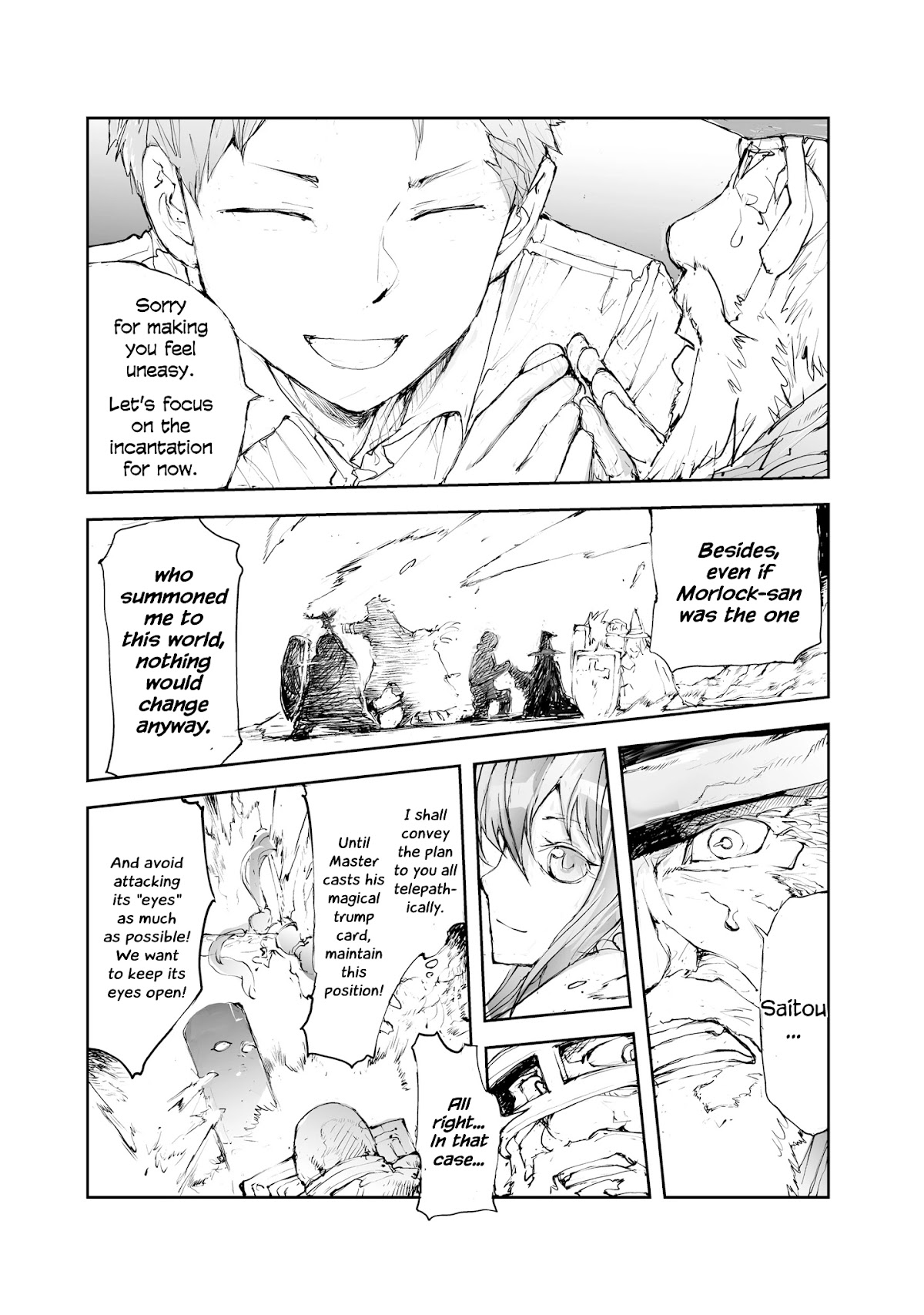 Handyman Saitou In Another World Chapter 39 page 3 - Chapter 39: Absolute Defence Line Chant