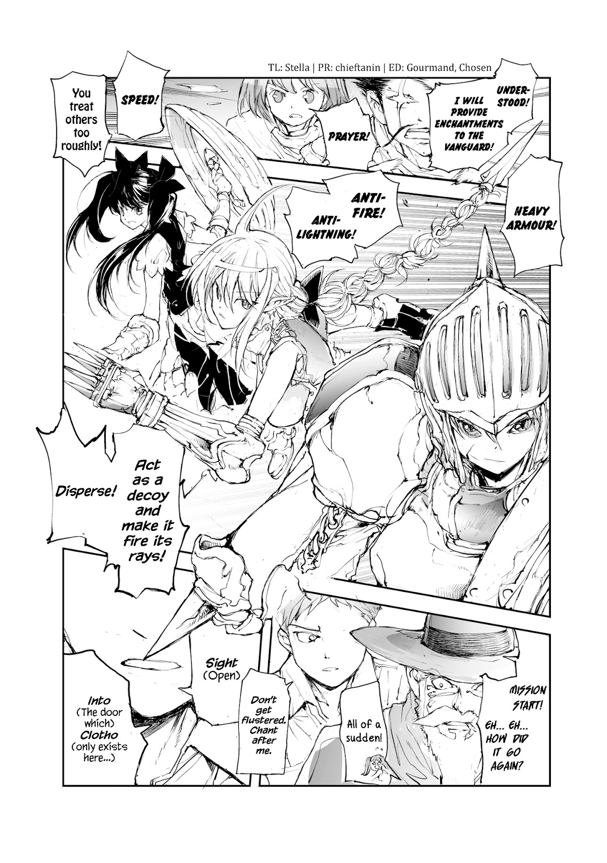 Handyman Saitou In Another World Chapter 39 page 4 - Chapter 39: Absolute Defence Line Chant