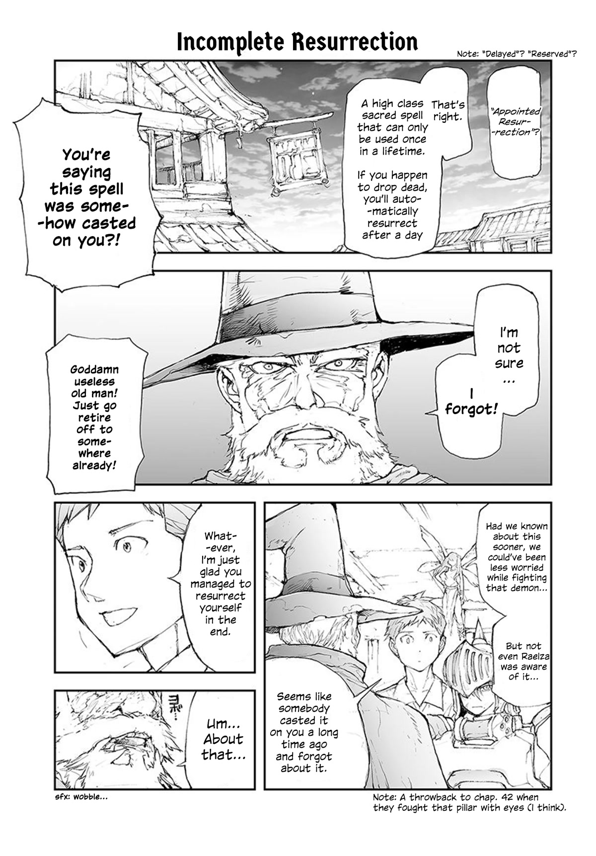 Handyman Saitou In Another World Chapter 61 page 1 - Chapter 61: Incomplete Resurrection