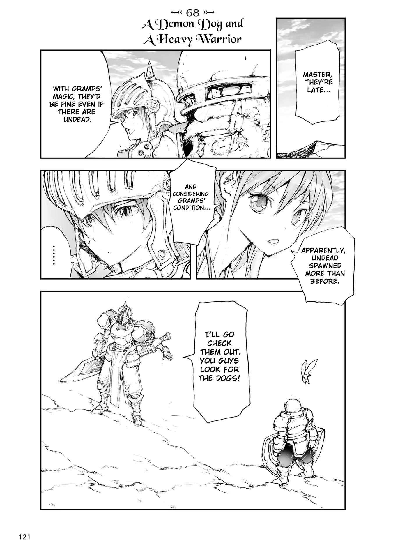Handyman Saitou In Another World Chapter 68 page 1 - Chapter 68: A Demon Dog and A Heavy Warrior