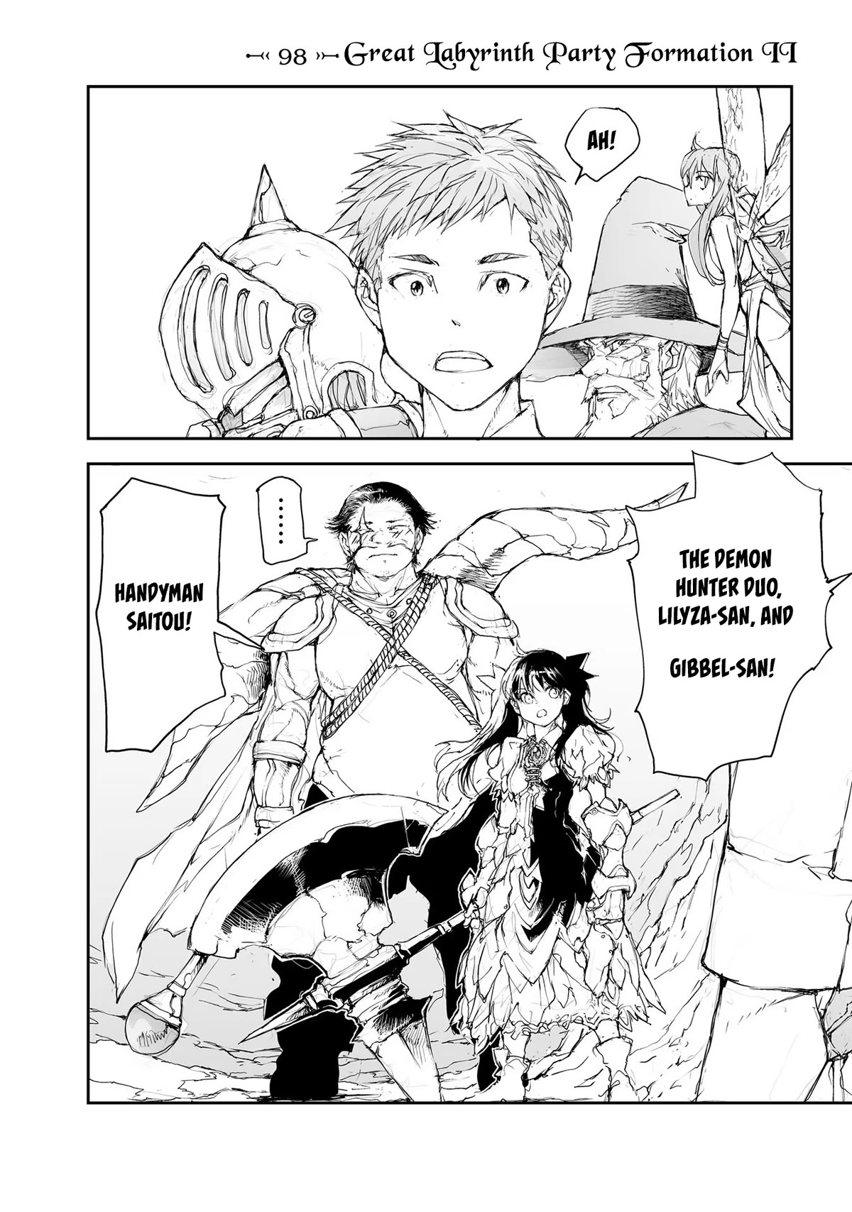 Handyman Saitou In Another World Chapter 98 page 2 - Chapter 98: Great Labyrinth Party Formation II