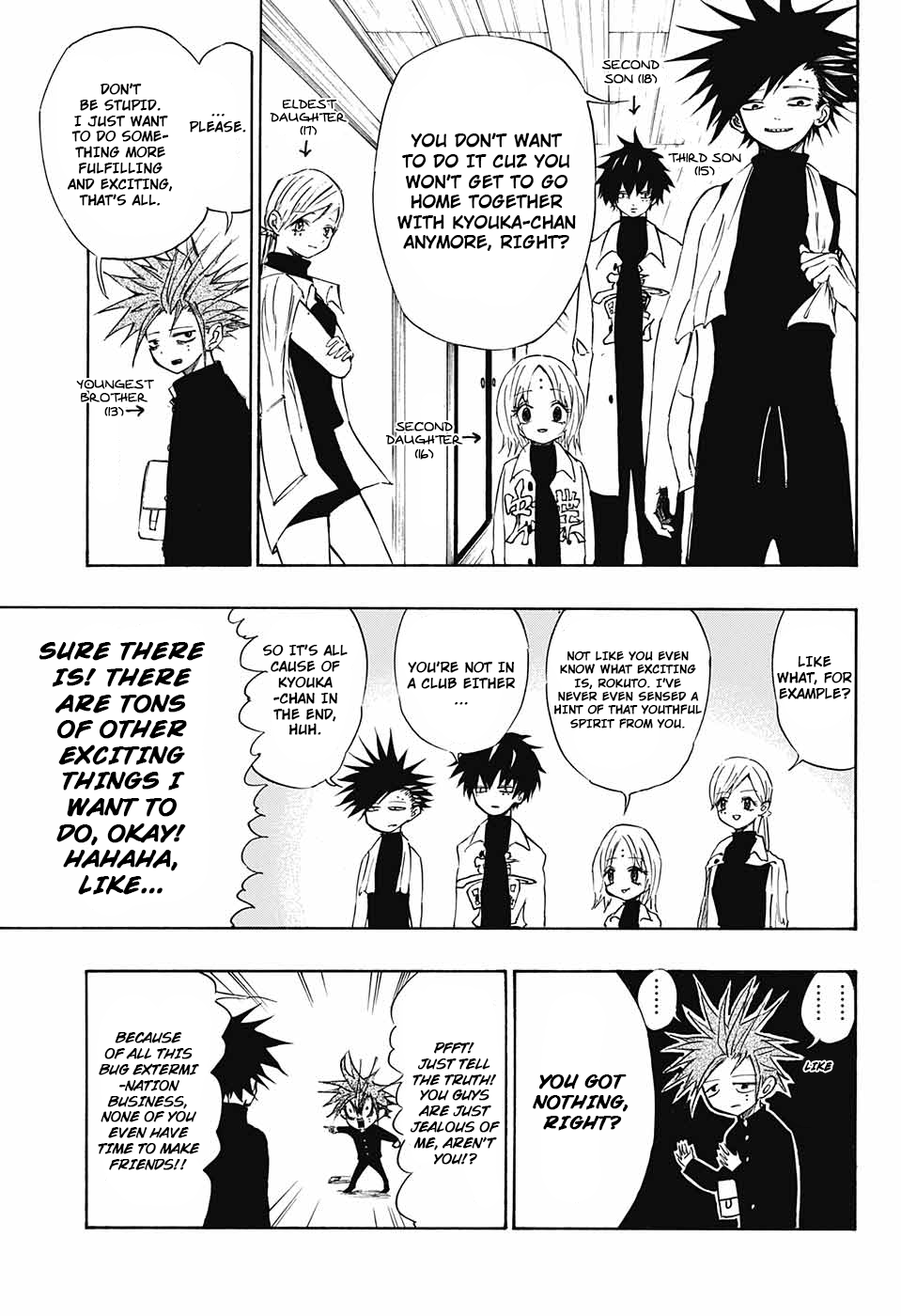 Hane no Ichizoku Chapter 0.2 page 13 - Chapter 0 (v2) : One shot