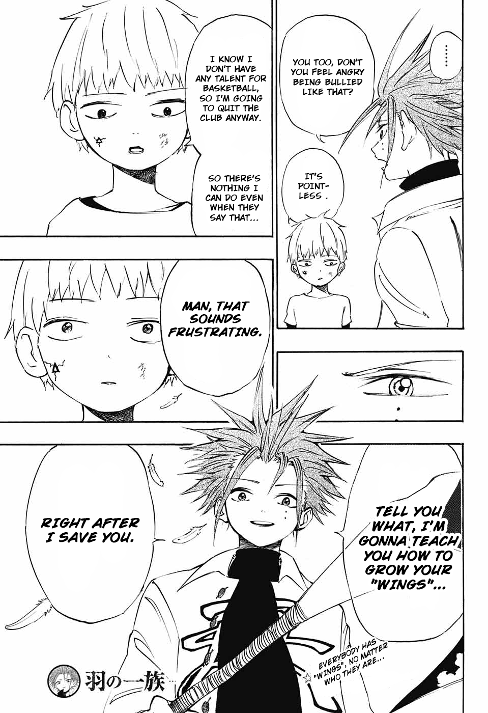Hane no Ichizoku Chapter 0.2 page 45 - Chapter 0 (v2) : One shot