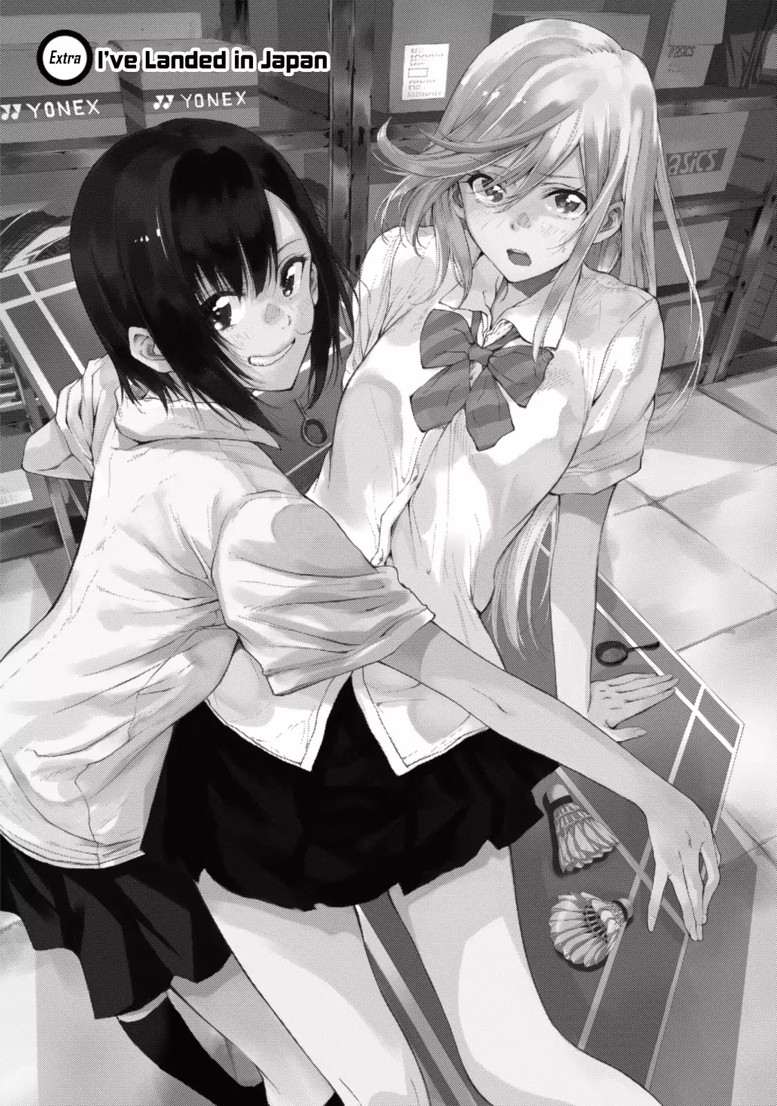 Hanebado! Chapter 20.5 page 1 - Chapter 20.5: I've Landed in Japan