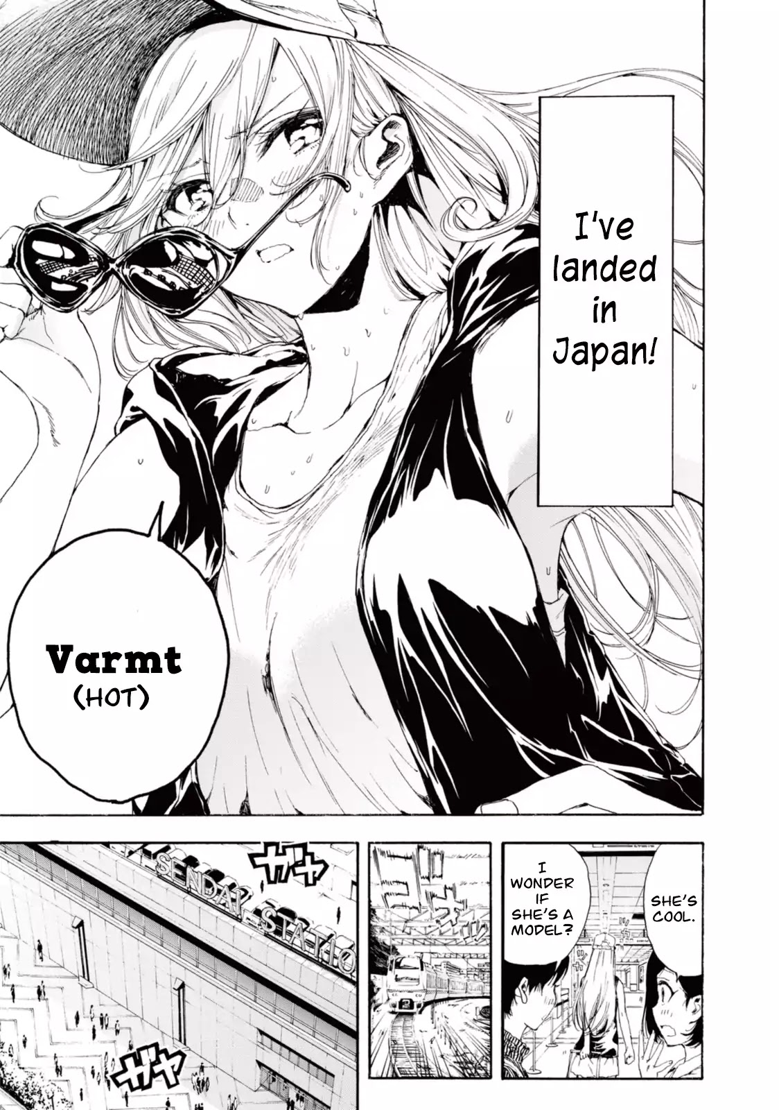 Hanebado! Chapter 20.5 page 3 - Chapter 20.5: I've Landed in Japan