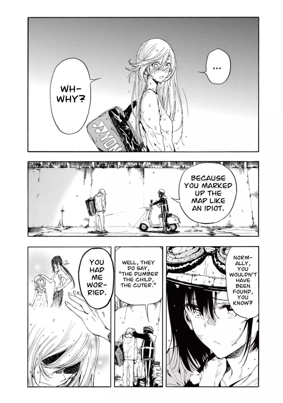 Hanebado! Chapter 20.5 page 36 - Chapter 20.5: I've Landed in Japan