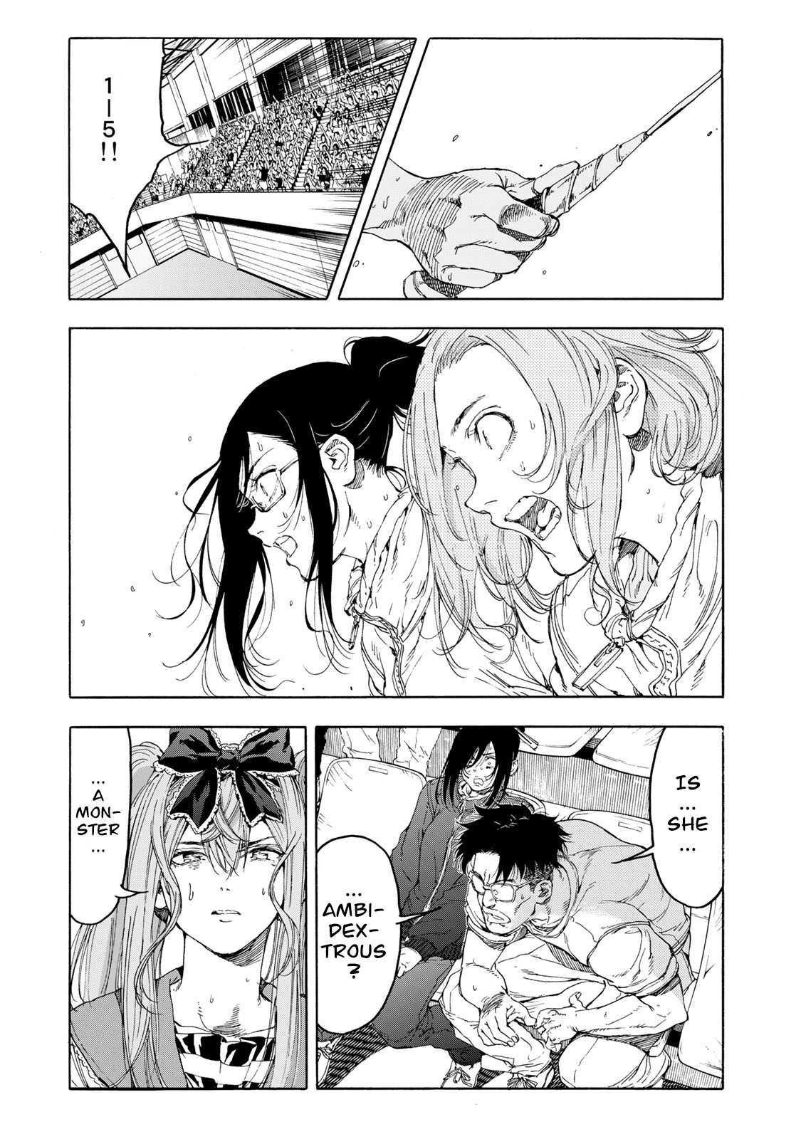 Hanebado! Chapter 32 page 15 - Chapter 32: What Can Be Seen Beyond This Net