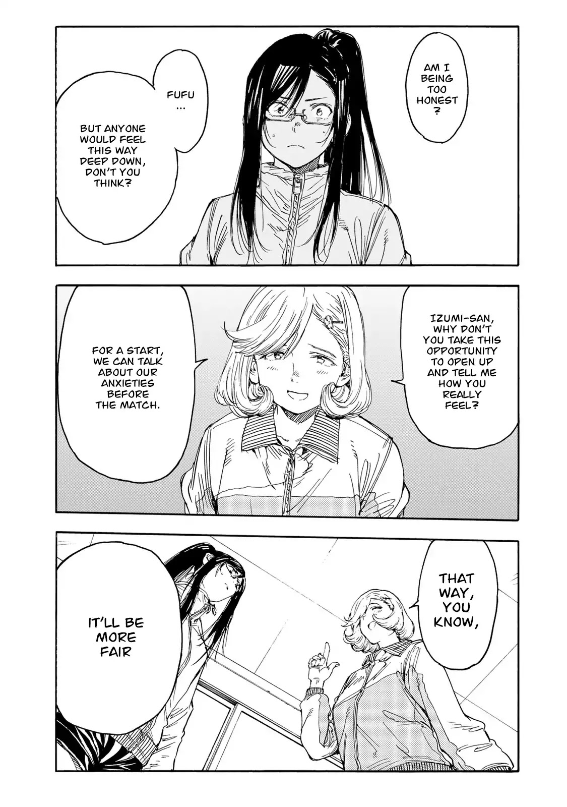 Hanebado! Chapter 35 page 34 - Chapter 35: No One Knows