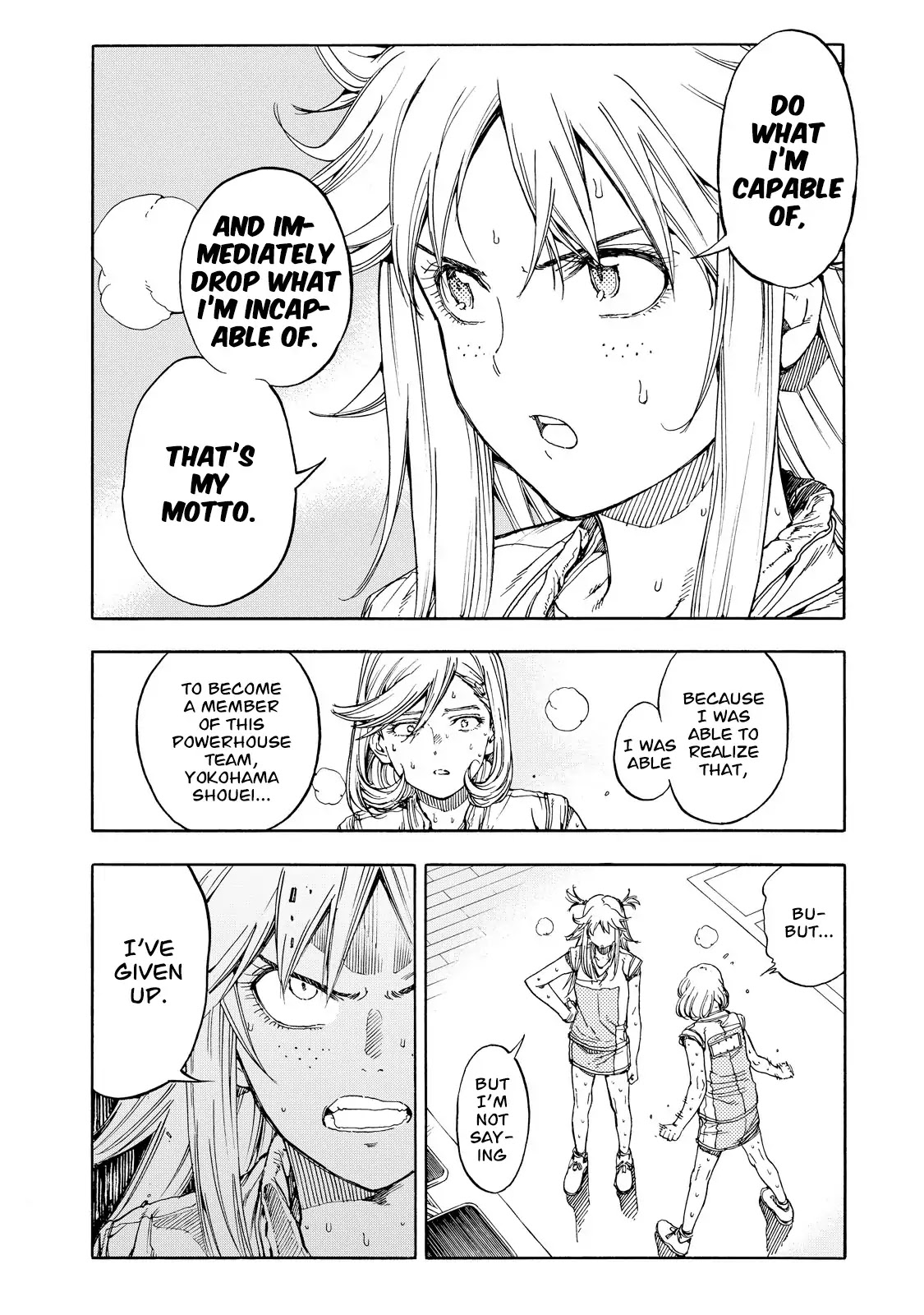 Hanebado! Chapter 38 page 18 - Chapter 38: What My Purpose Is