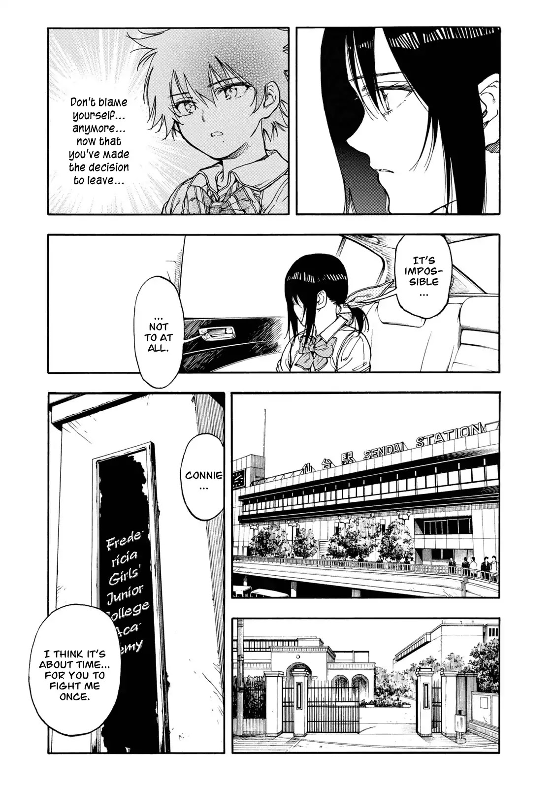 Hanebado! Chapter 45 page 35 - Chapter 45: Train
