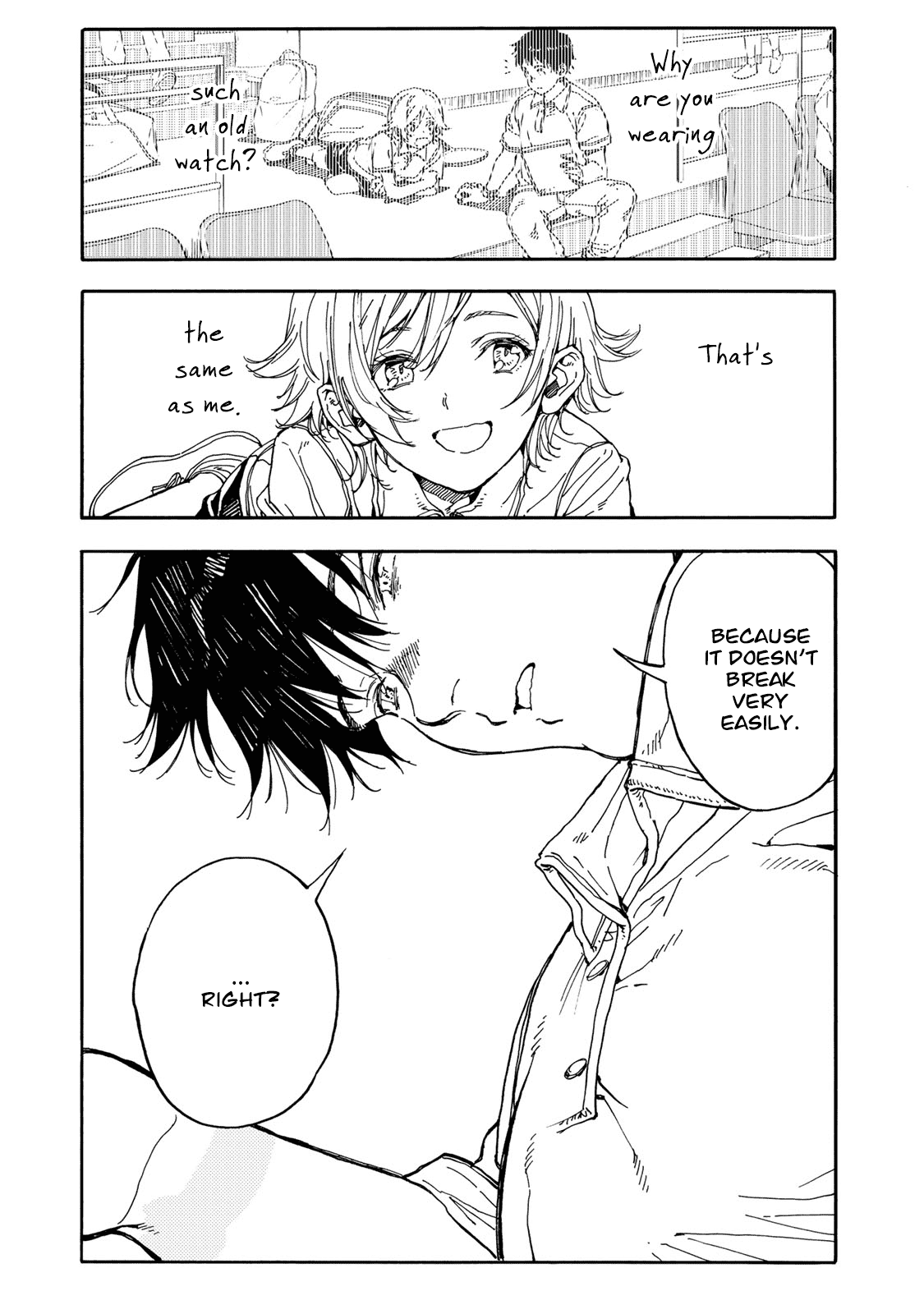 Hanebado! Chapter 53 page 37 - Chapter 53: An Old Watch