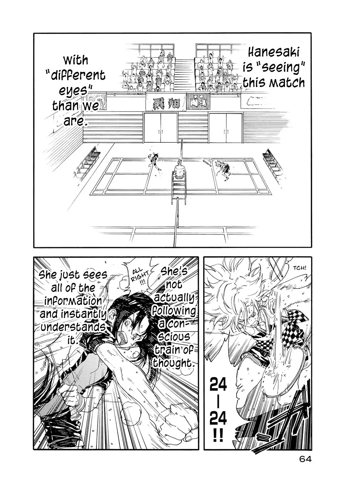 Hanebado! Chapter 57 page 32 - Chapter 57: Different Eyes