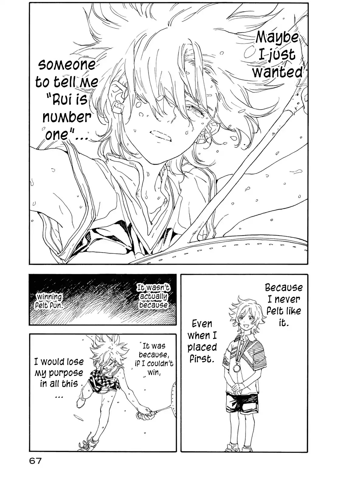 Hanebado! Chapter 57 page 35 - Chapter 57: Different Eyes